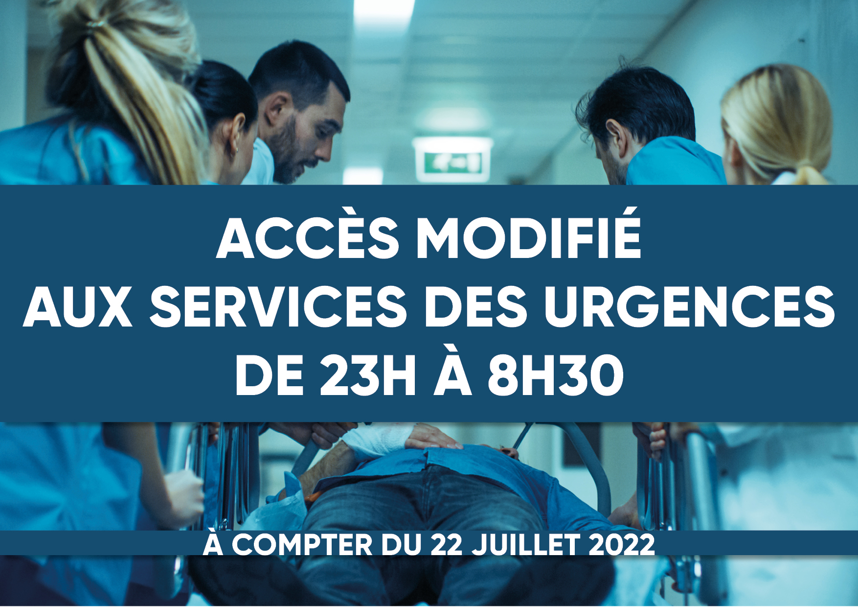 Bannière - Accès urgences site internet